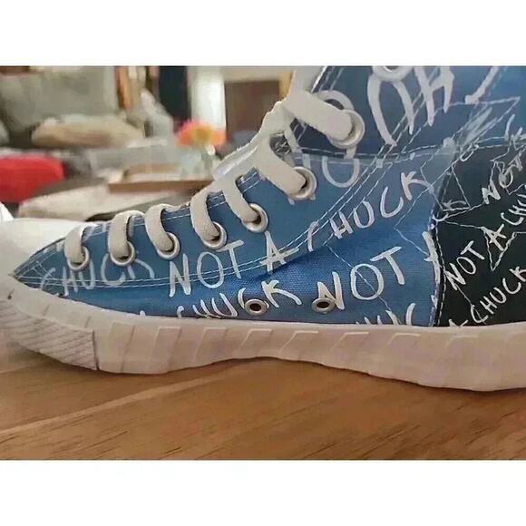 Converse 172573C UNT1TL3D High Not A Chuck University Blue Sneakers Sz M9 W11 - Picture 6 of 8